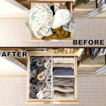 Collapsible Drawer Organizer Set for Undergarments