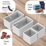 Collapsible Drawer Organizer Set for Undergarments