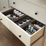 Underwear Drawer Organizer Set of 6 - Brown