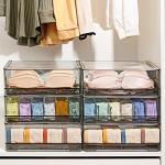 Underwear Drawer Organizer with Stackable Dividers