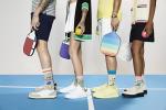 Women's Pickleball Crew Socks - Gray Heather