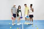 Women's Pickleball Crew Socks - Gray Heather
