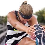 Halo II Black Sweatband Headband for Workouts