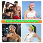 Yeshan 12 Pack Stretchy Athletic Sweatbands