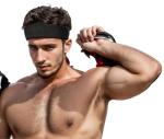 Moisture-Wicking Terry Sweatband for Gym and Sports