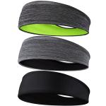 Braylin Men's Sport Headbands, 3-Pack Sweat Wicking