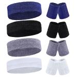 Civaner 12 Pcs Neon Sweatbands for Gym Fun
