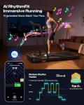 UREVO 2-in-1 Folding Treadmill with Safety Handle