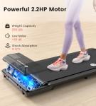 DeerRun 2-in-1 Under Desk Treadmill with Remote