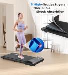 DeerRun 2-in-1 Under Desk Treadmill with Remote