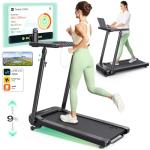 UREVO Smart Treadmill with Adjustable Desk Workstation