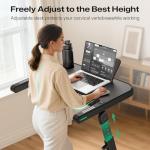UREVO Smart Treadmill with Adjustable Desk Workstation