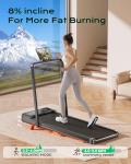 TREAFLOW 2-in-1 Folding Walking Pad with Incline