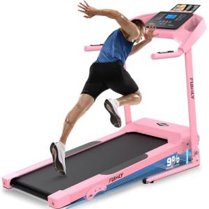 FUNMILY Folding Treadmill with Incline and Smart Features