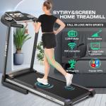 Smart Foldable Treadmill with TV and WiFi
