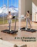 TREAFLOW 2-in-1 Folding Walking Pad with Incline