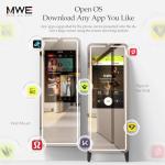 32" Smart Gym Mirror with Touchscreen & Apps