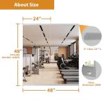 ROOMTEC 48"x24" Full Length Gym Mirrors - 2 Pack