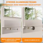 ROOMTEC 48"x24" Full Length Gym Mirrors - 2 Pack