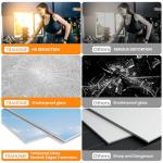 ROOMTEC 48"x24" Full Length Gym Mirrors - 2 Pack