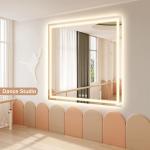 Koonmi 47"x47" LED Wall Gym Mirror