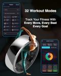 aaboRing Smart Fitness Tracker for Heart Rate and Sleep