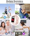 Fitness Tracker Smart Watch with Heart Rate Monitor