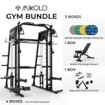 Mikolo M4 Smith Machine with Dual Pulley System