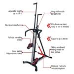 MaxiClimber XL-1000 Vertical Climber with Fitness App