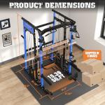 Pitmoto All-in-One Smith Machine and Power Cage
