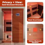 OnxyEdge 2-Person Infrared Sauna with Red Light Therapy