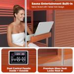 OnxyEdge 2-Person Infrared Sauna with Red Light Therapy