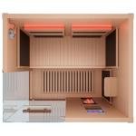 OnxyEdge 2-Person Infrared Sauna with Red Light Therapy