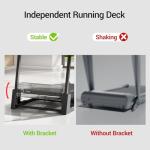 UMAY Folding Incline Treadmill with Pulse Sensors