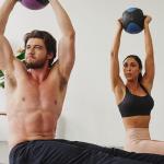 Aeromat Dual Grip 6-Pound Power Medicine Ball