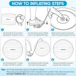 APEXUP Anti-Slip Stability Exercise Yoga Ball