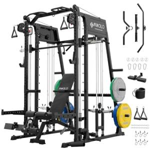 Mikolo M4 Smith Machine with Dual Pulley System
