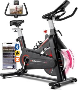 WENOKER Magnetic Resistance Exercise Bike with App