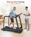 Redliro Foldable Walking Treadmill with Long Handrail