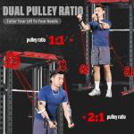 SNODE ALL10 Home Gym Smith Machine & Power Rack