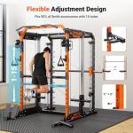 YOLEO Smith Machine with Dual Pulley System