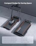 Acezoe 2-in-1 Foldable Treadmill with Touch Screen