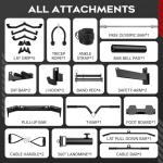 Pooboo Multi-Functional Power Cage with Attachments