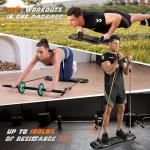 LALAHIGH Portable Home Gym System with Fitness Accessories