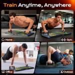 AERLANG Extra Large Portable Push Up Board