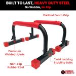 Rubberbanditz Push Up and Dip Parallettes Bars