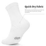 6 Pairs of Compression Ankle Socks for Active Lifestyle