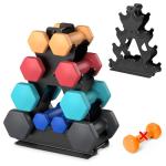 4-Tier Dumbbell Rack for Home Gym Storage