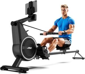 BOTORRO Air Magnetic Rowing Machine with Bluetooth Monitor