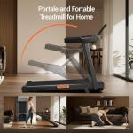 Compact 3-in-1 Folding Treadmill with Incline